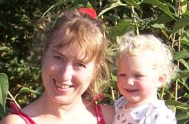 Tagesmutter Marion mit (eigenem) Kind